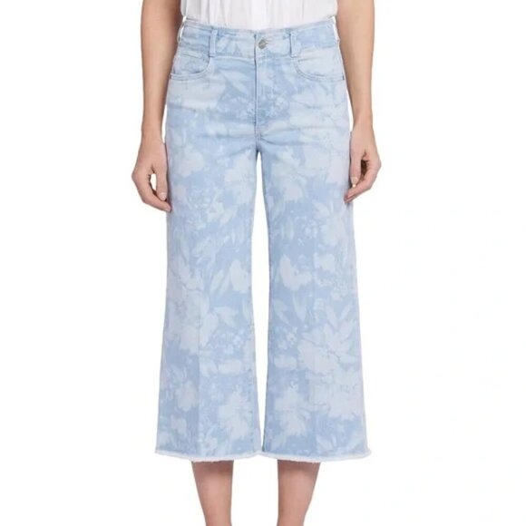 NYDJ Major Marian Annabella Print Capri Jean. Sz: 10 - Picture 2 of 12
